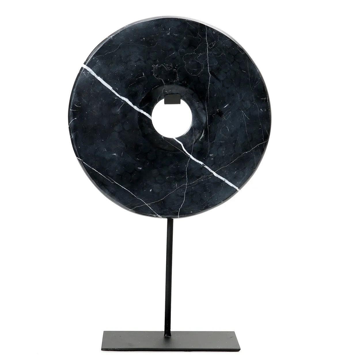 Platte auf Ständer Marmor Schwarz 3