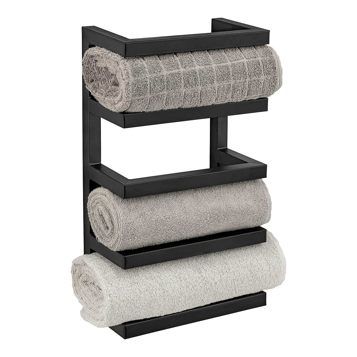 Fondiro Towel Rack Black 4