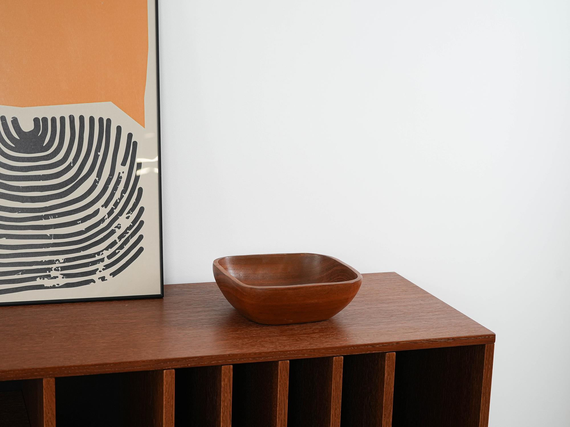 Teak bowl 1960s 1