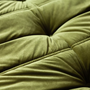 Togo Ottoman Velvet Olive Green 9