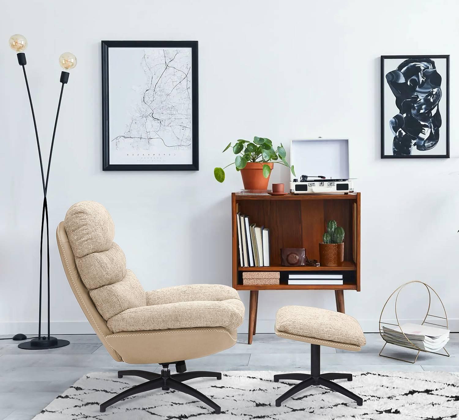 Relaxsessel Skenala Beige 3