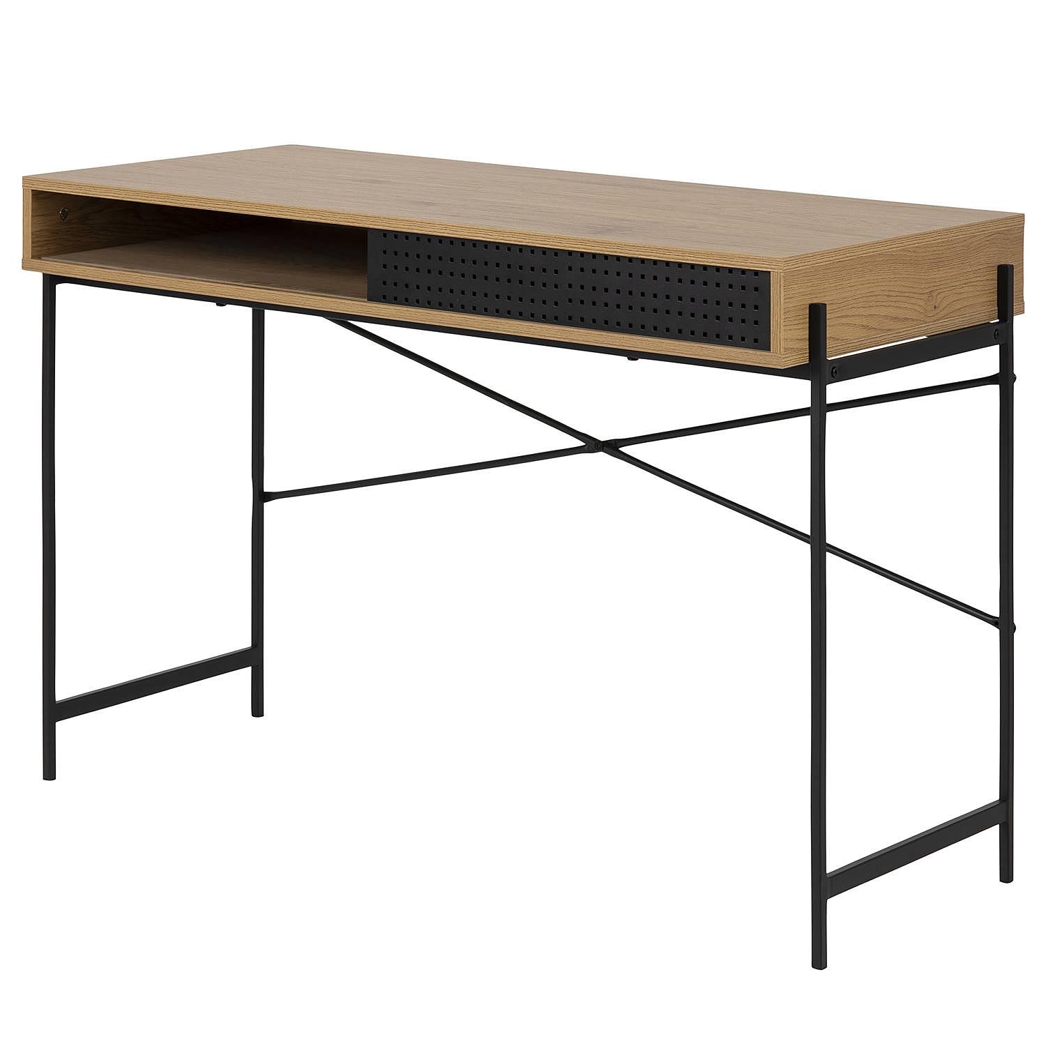 Schreibtisch Crandon Wildeiche Dekor 0