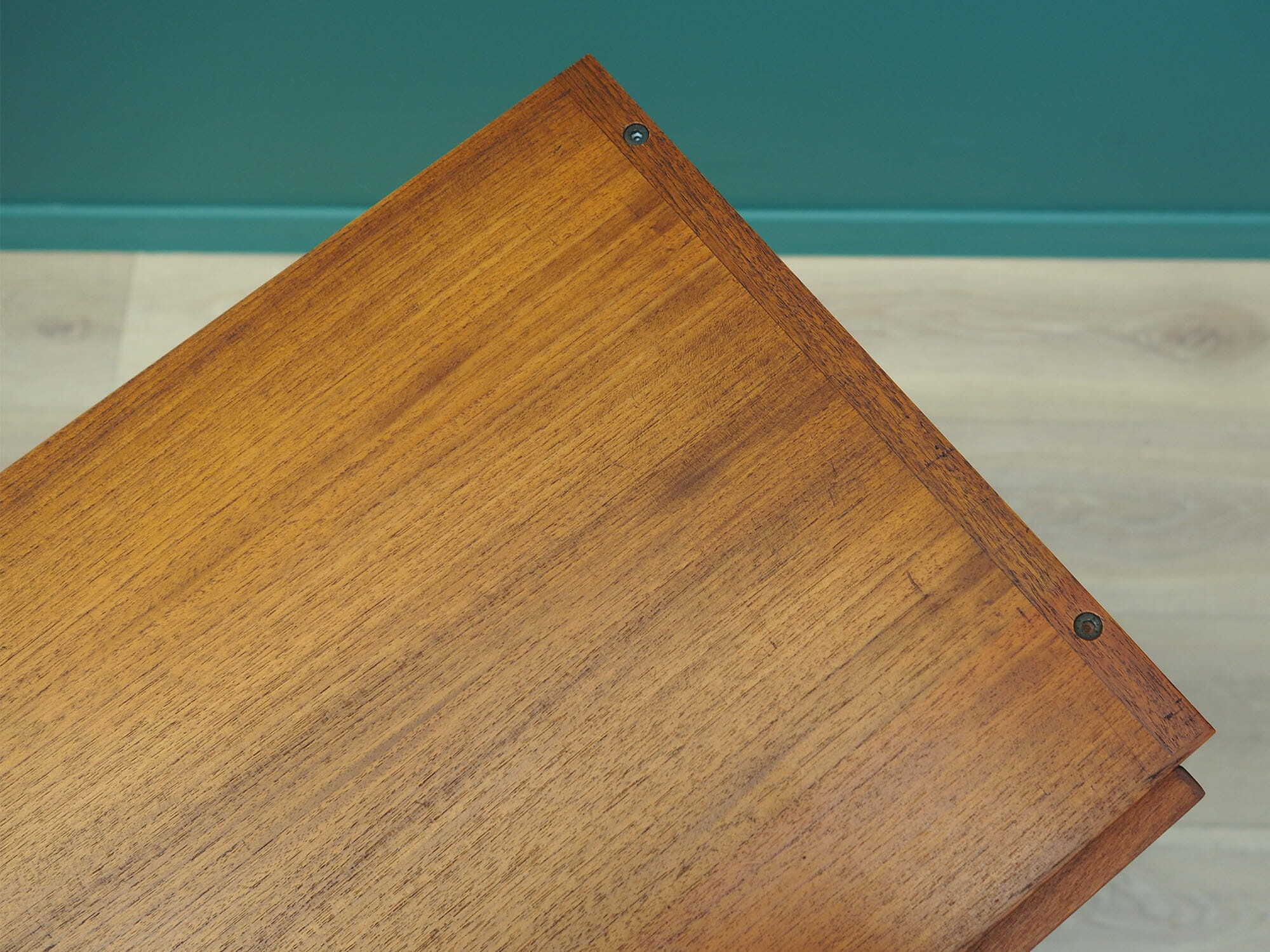 Vintage cabinet teak brown 1970s 9