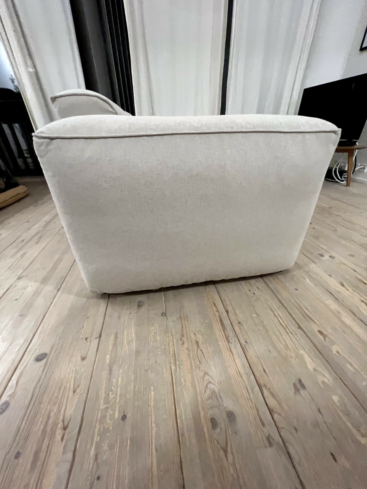Hudson Sofa 2-Sitzer Textil Beige 1