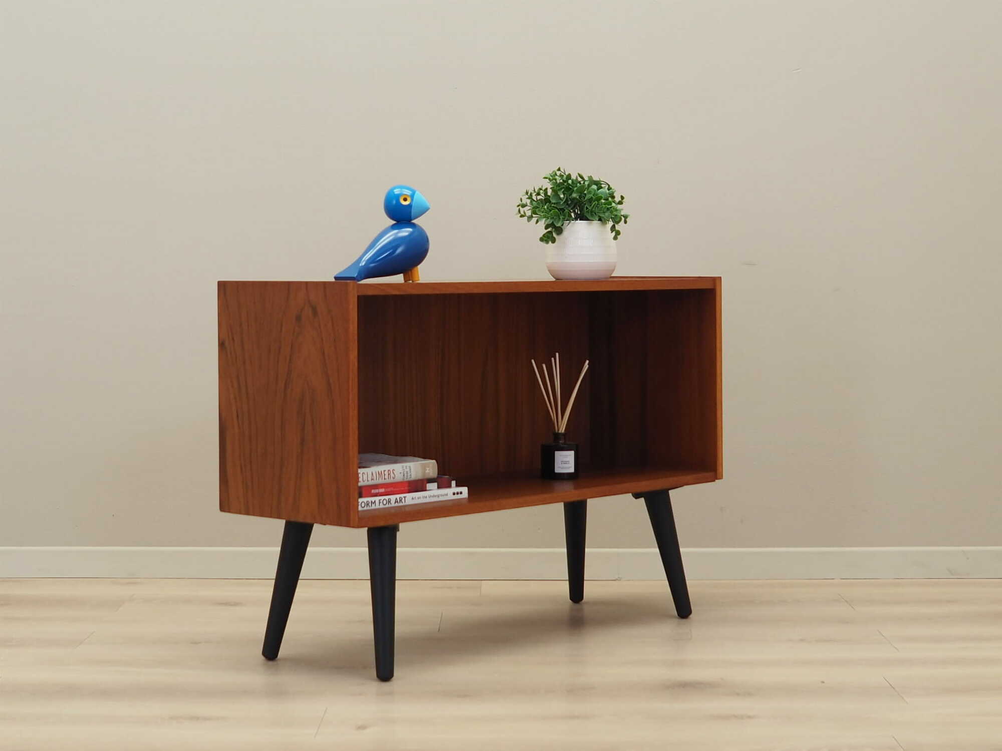 Vintage Bookshelf Teak Brown 1970s 3