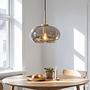 Zevro Pendant Light Teardrop Shade 1-bulb Colored Glass 2