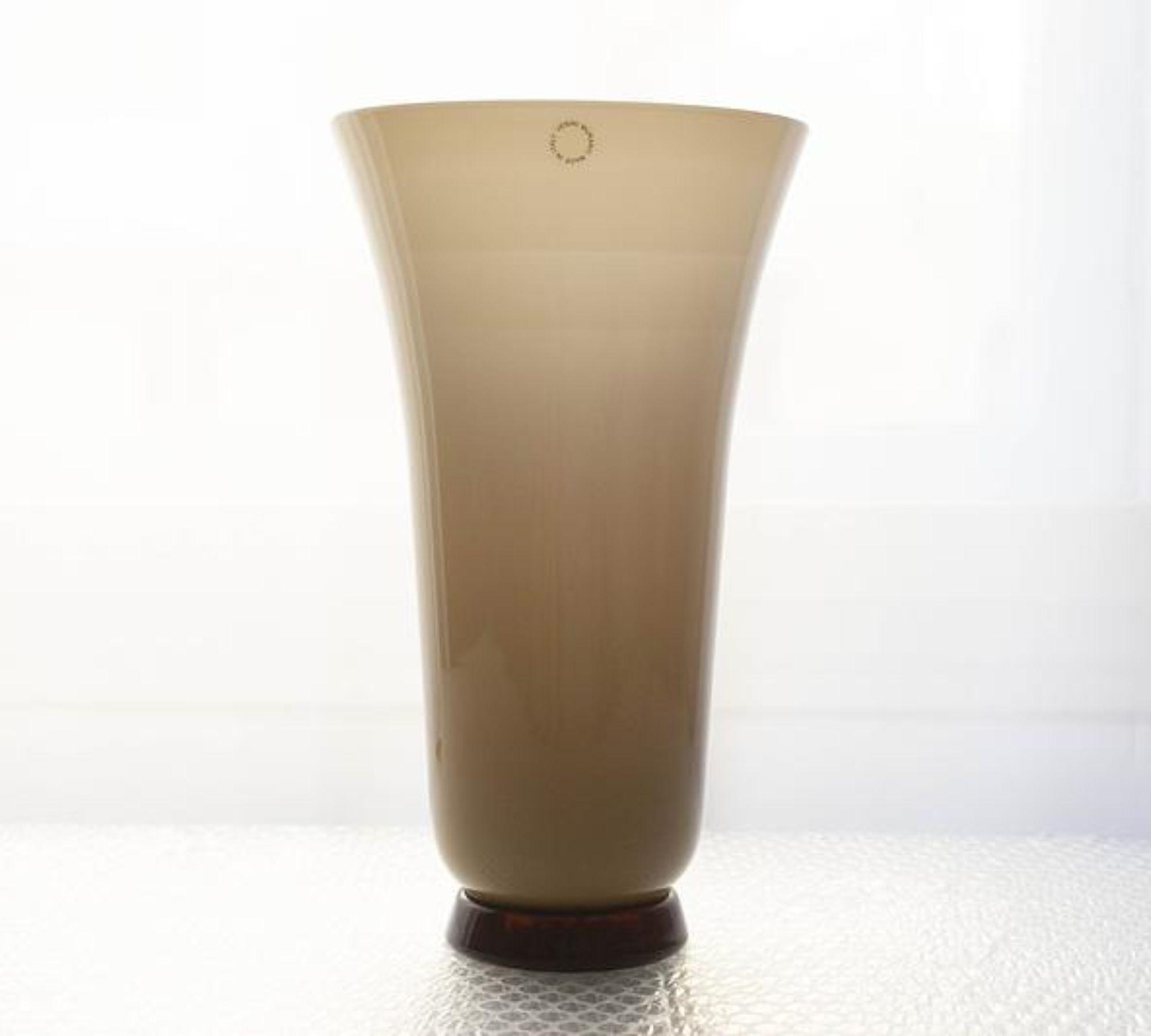 Vase Murano glass Cream 0