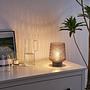 Glamour Typ B Tischleuchte Aluminium Farbglas 1-flammig 3