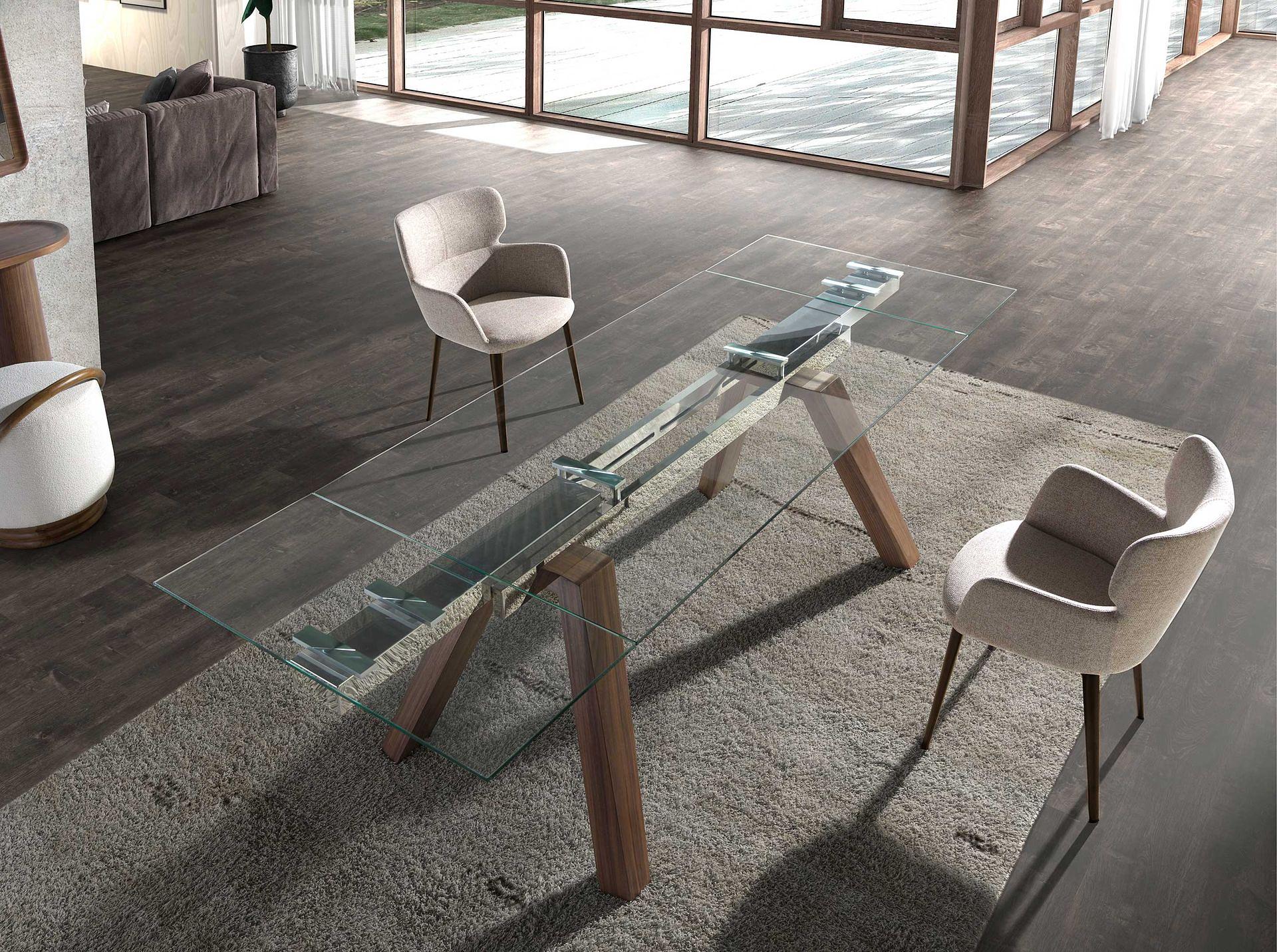 Esszimmerstuhl Textil Hellbraun 6