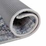 Badteppich Textil Grau Gemustert 70 x 120 cm 2