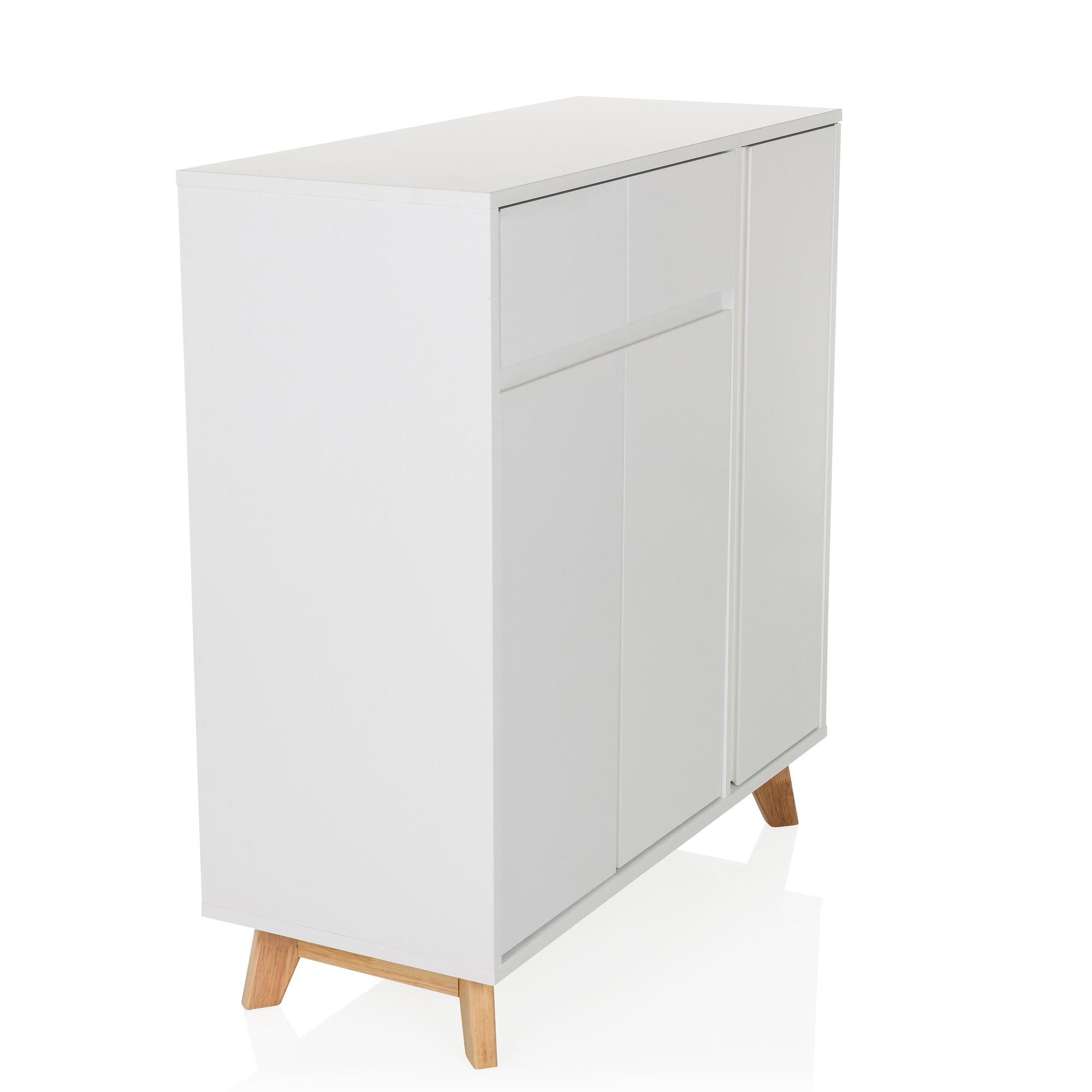 ESTHA Highboard Wood White 6