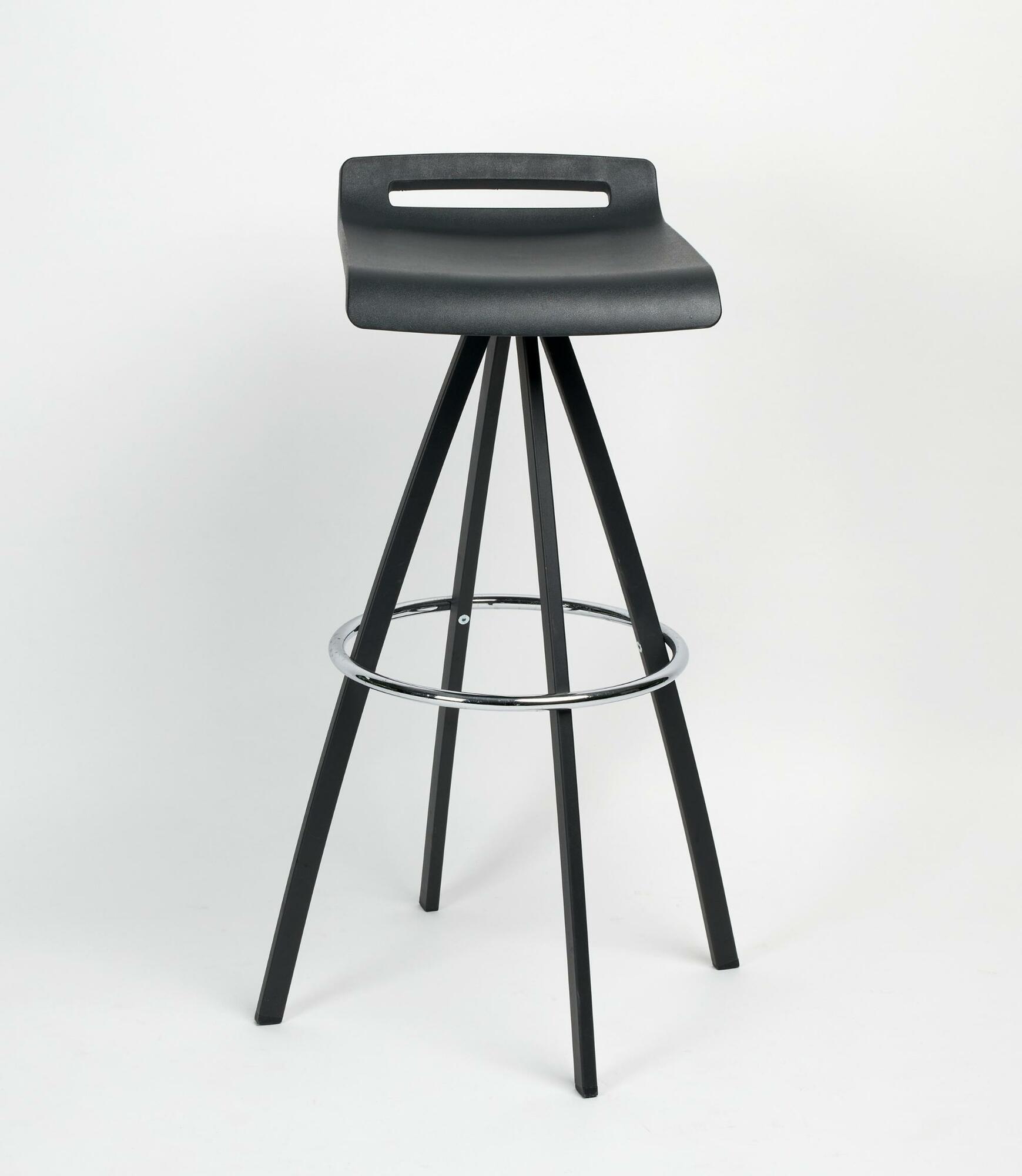 Drehbarer Barhocker Schwarz 3