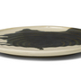 Omhu Teller Beige Graphitschwarz Ø 26.5cm 0