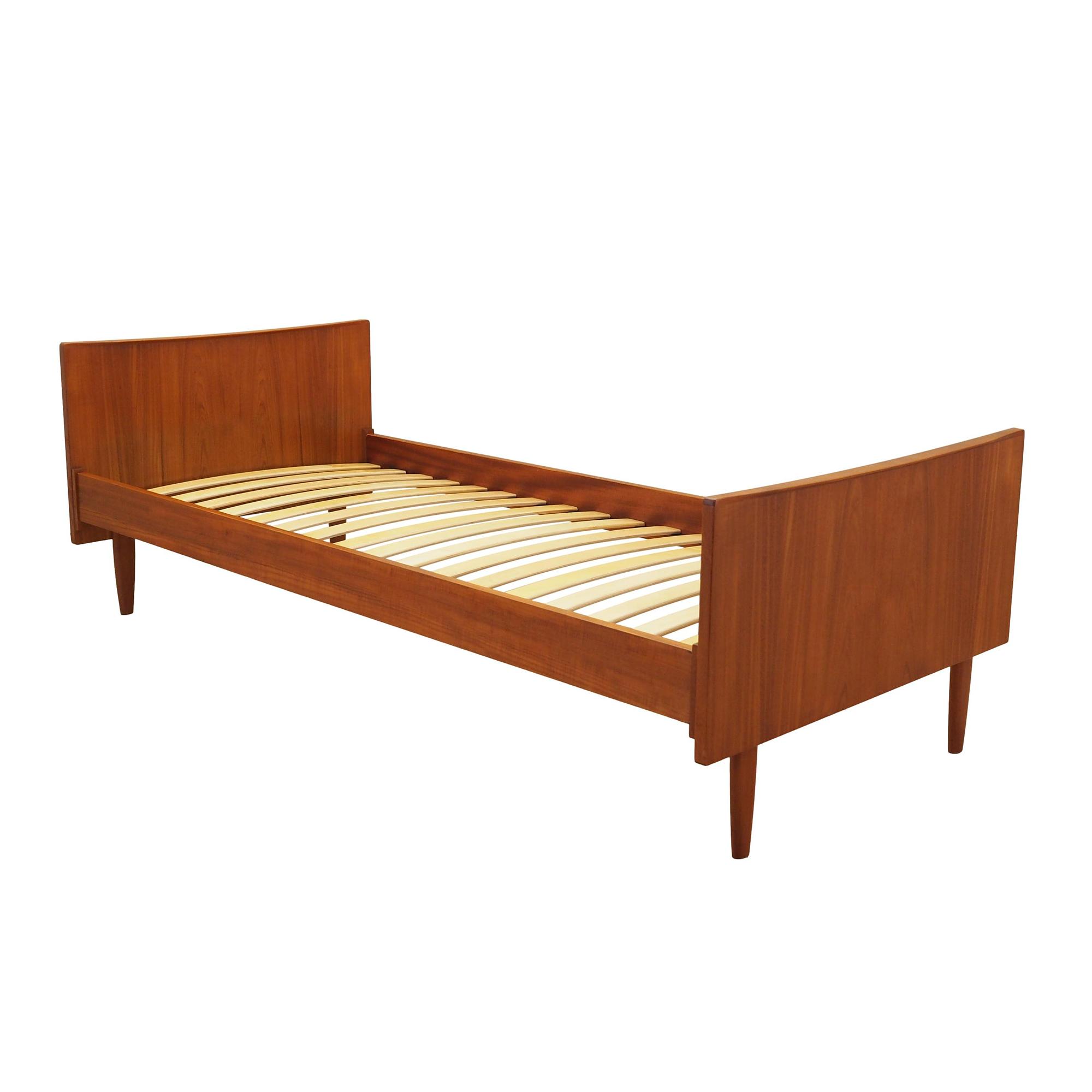 Bett Teakholz 1970er Jahre 0