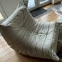 Togo Sofa 2-Sitzer & Sessel Leder Diva Blanc 8