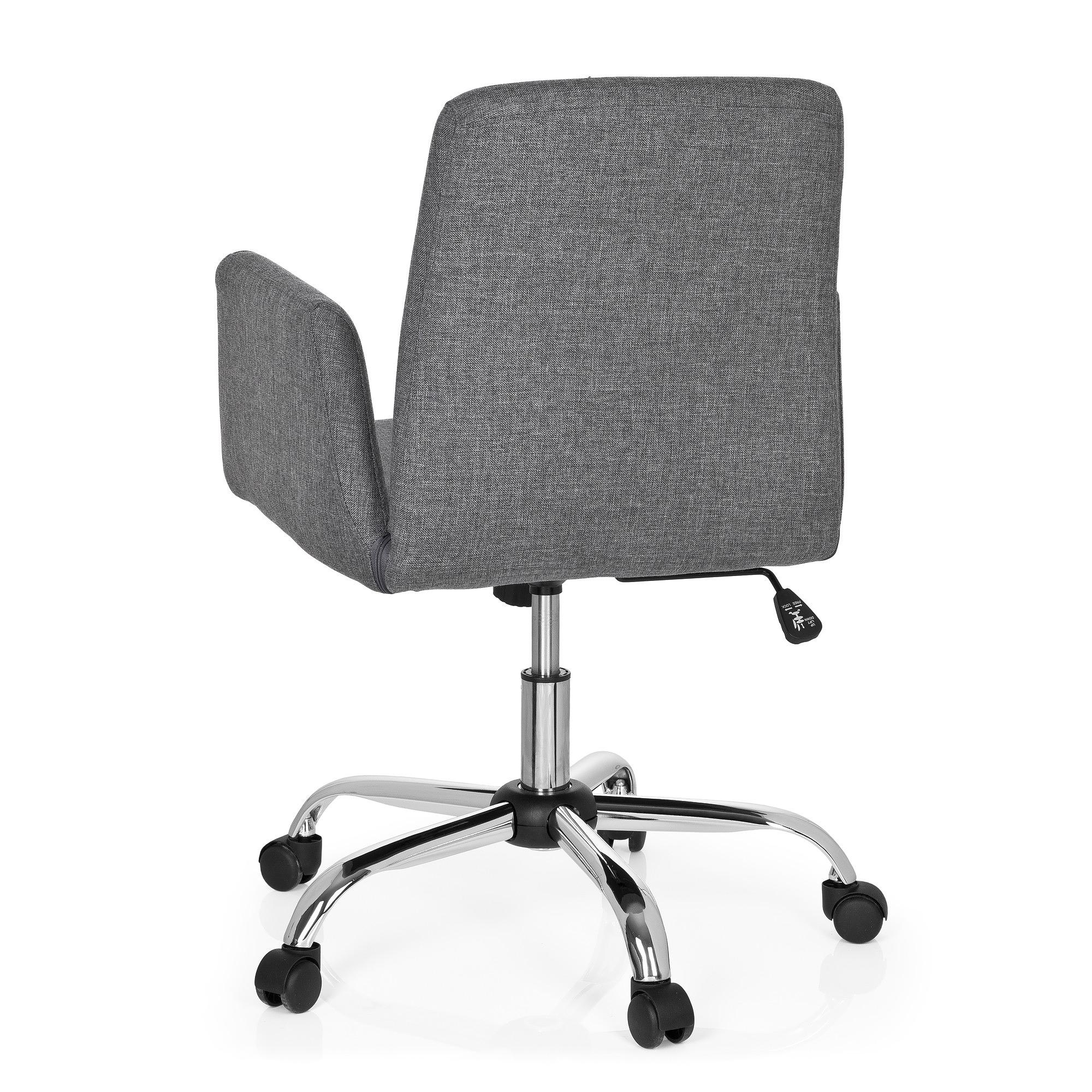 FLOW Office chair Swivel with casters Fabric Grey 6