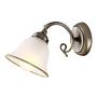 Berlin II Wall lamp Glass Brass 0