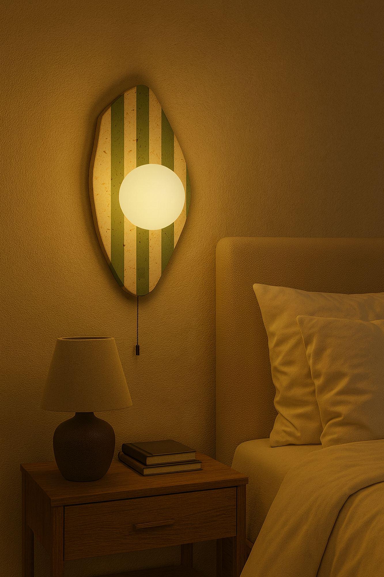 Only Wall Lamp Travertine Green 0