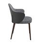 Armchair faux leather gray 3