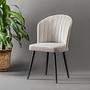 2x Rubi Dining chair Cream Black 0