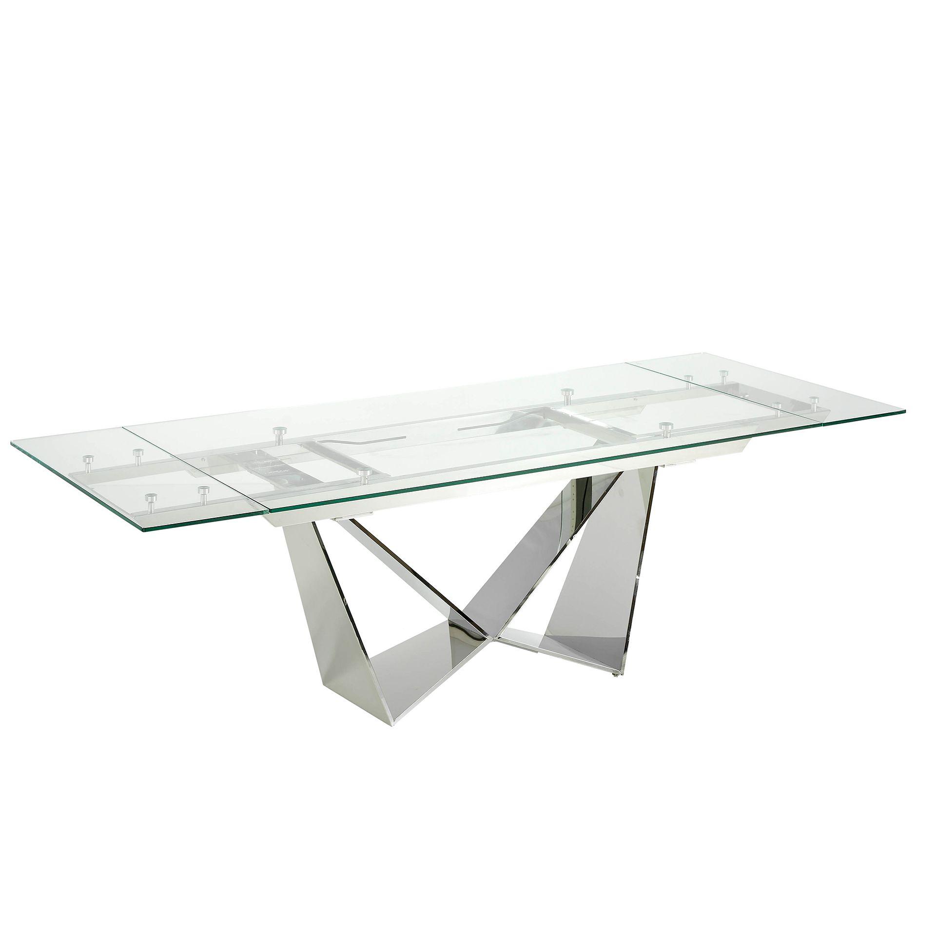 Esstisch Glas/Stahl 0