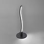 1-Flammig Wave LED-Tischleuchte Acrylglas Eisen   2