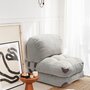 Armchair with sleeping function Grey 0