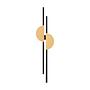 Skyline Wall lamp Aluminum Black Gold 0