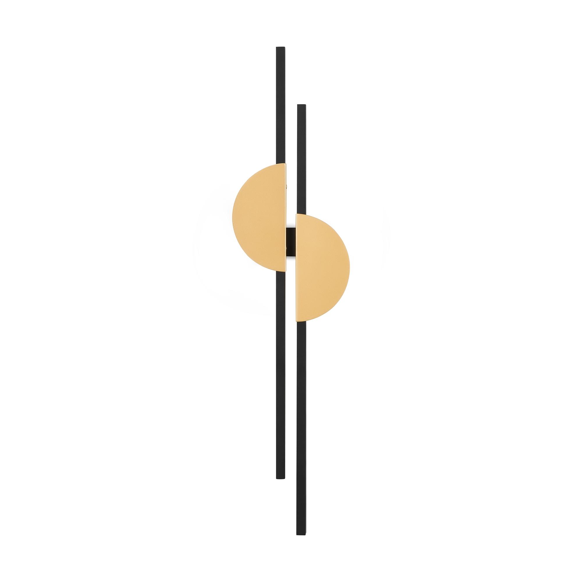Skyline Wall lamp Aluminum Black Gold 0