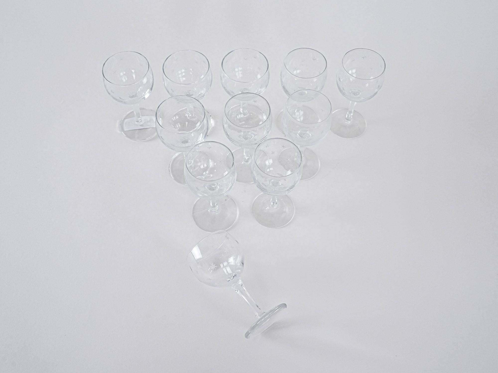 11x Weingläser Transparent 5