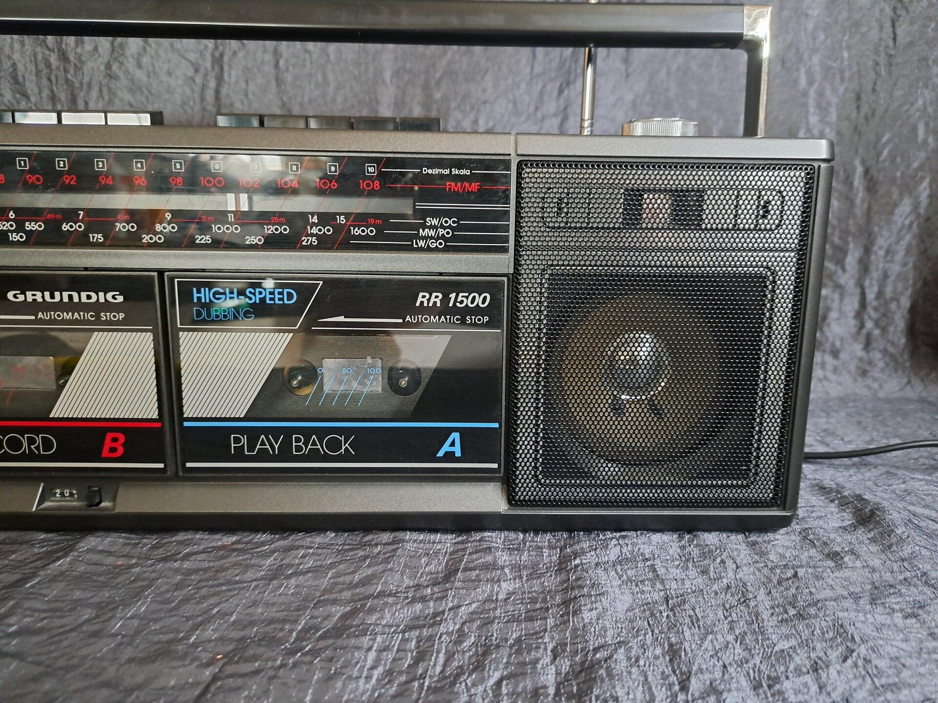 Vintage Radio Grundig Rr-1500 Schwarz 3