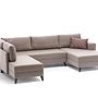 Efsun Schlafsofa 4-Sitzer Creme 4