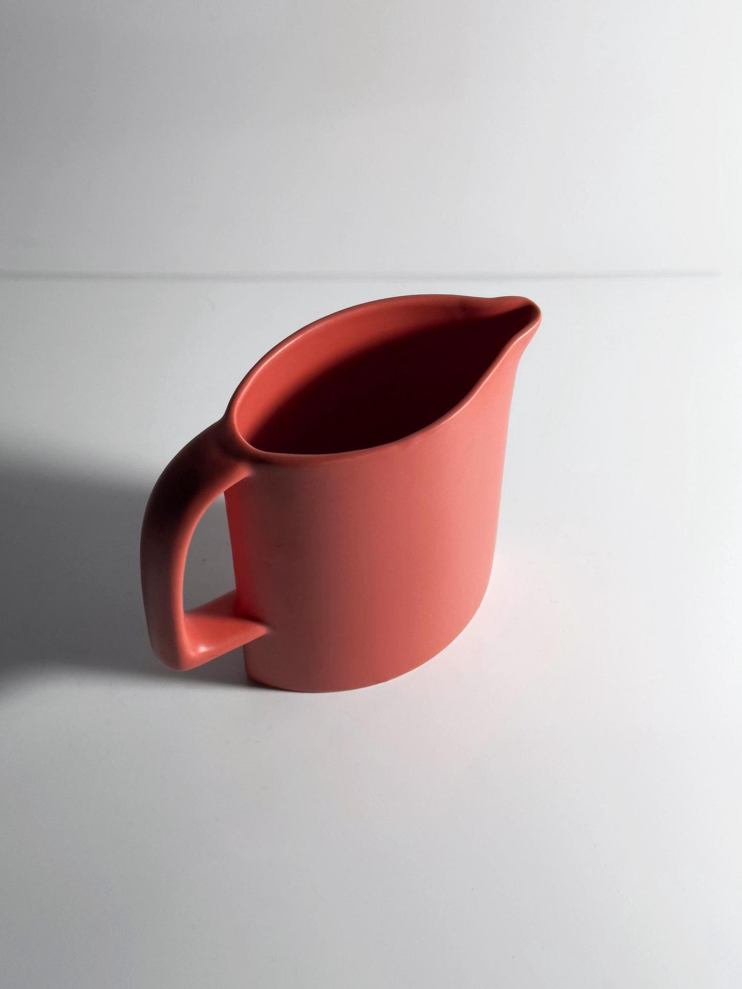 Vintage Carafe Orange 90s 4