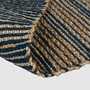 Jute-Chenille-Teppich Equinox Handgewebt Navy 160x230 4