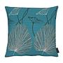 Kissenbezug Nora Mischgewebe Petrol 0