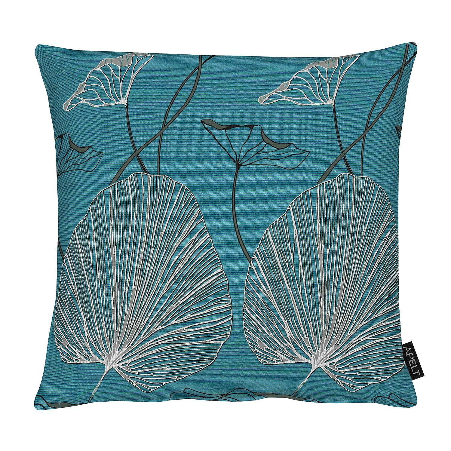 Kissenbezug Nora Mischgewebe Petrol 0