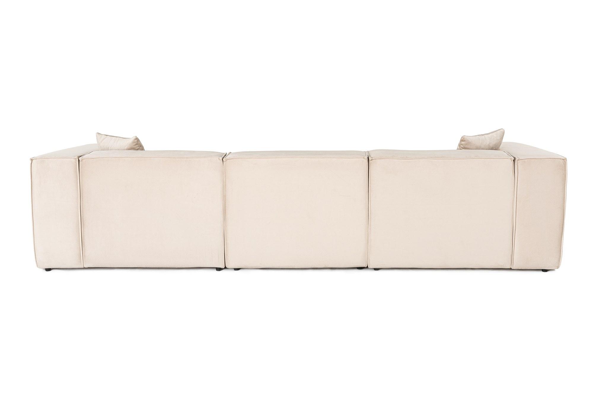 Lora 3-seater sofa cream 3
