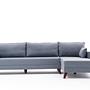 Bella Sofa Récamiere Rechts Blau 4