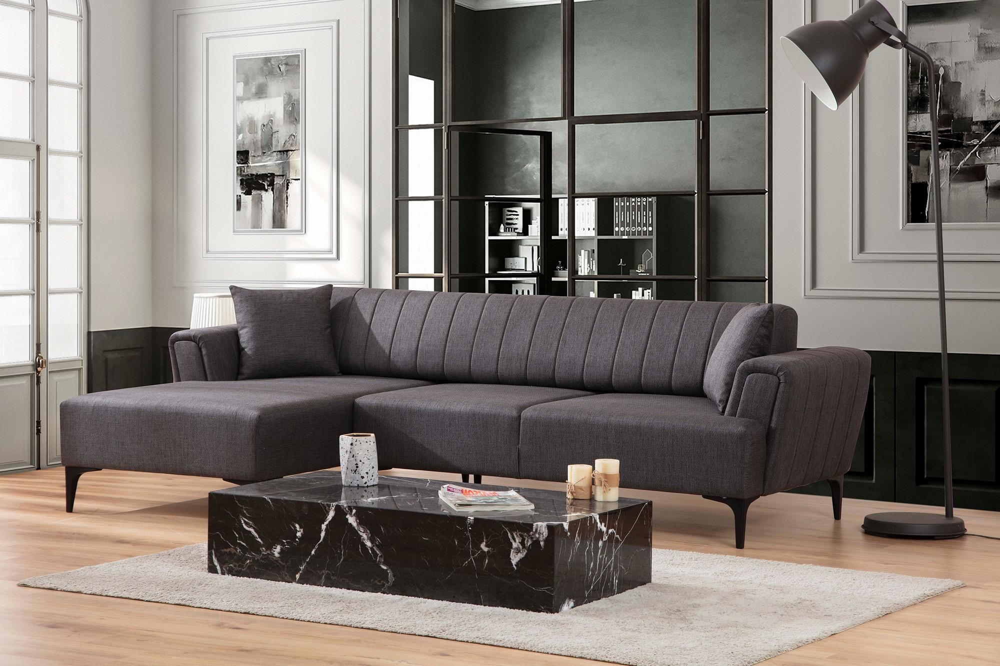 Hamlet Corner Sofa Left Dark Grey 1
