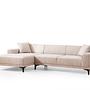 Petra L Corner Sofa White 0