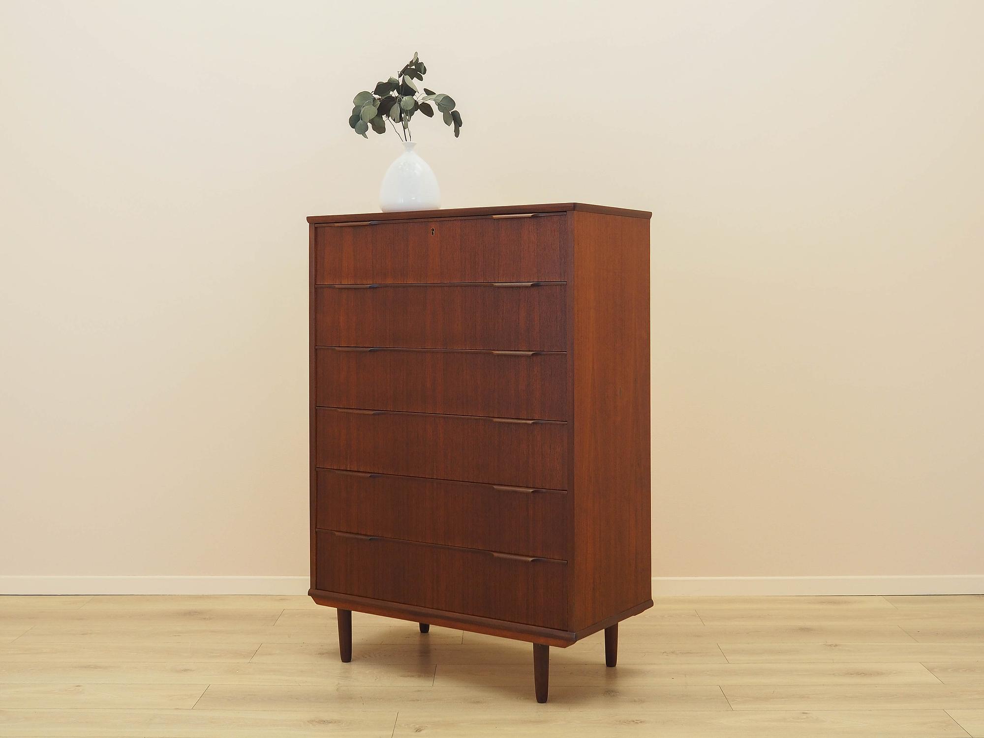 Teak chest of drawers 1970s 2