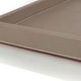 Osvaldo Tablett Leder Taupe 1
