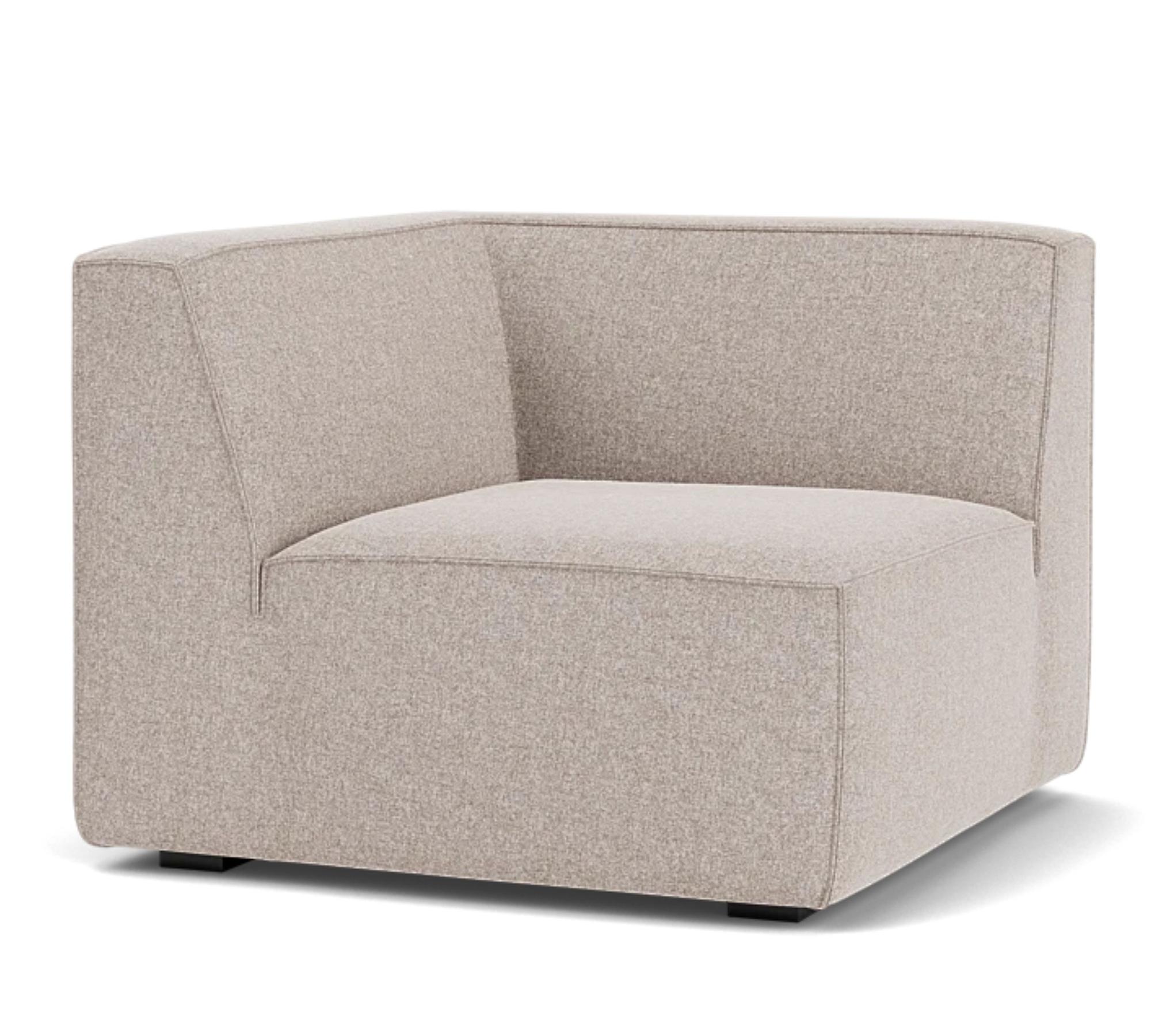 Dane 1-Sitzer Eckmodul Links Fabio Stone 0