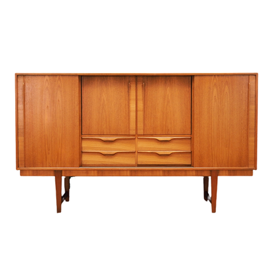 Vintage sideboard teak brown 1960s 0