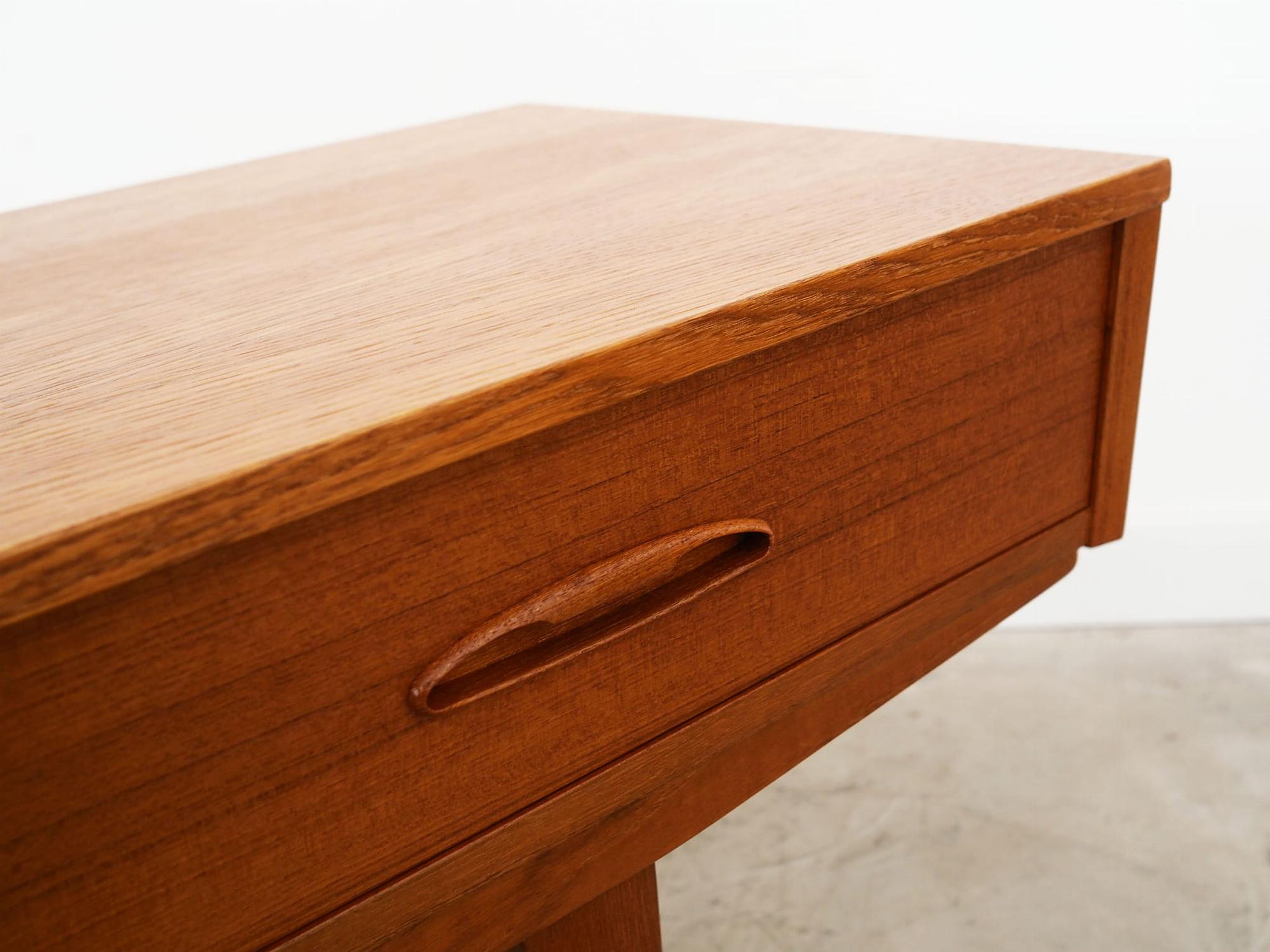 Lowboard Teak wood 1960s 9