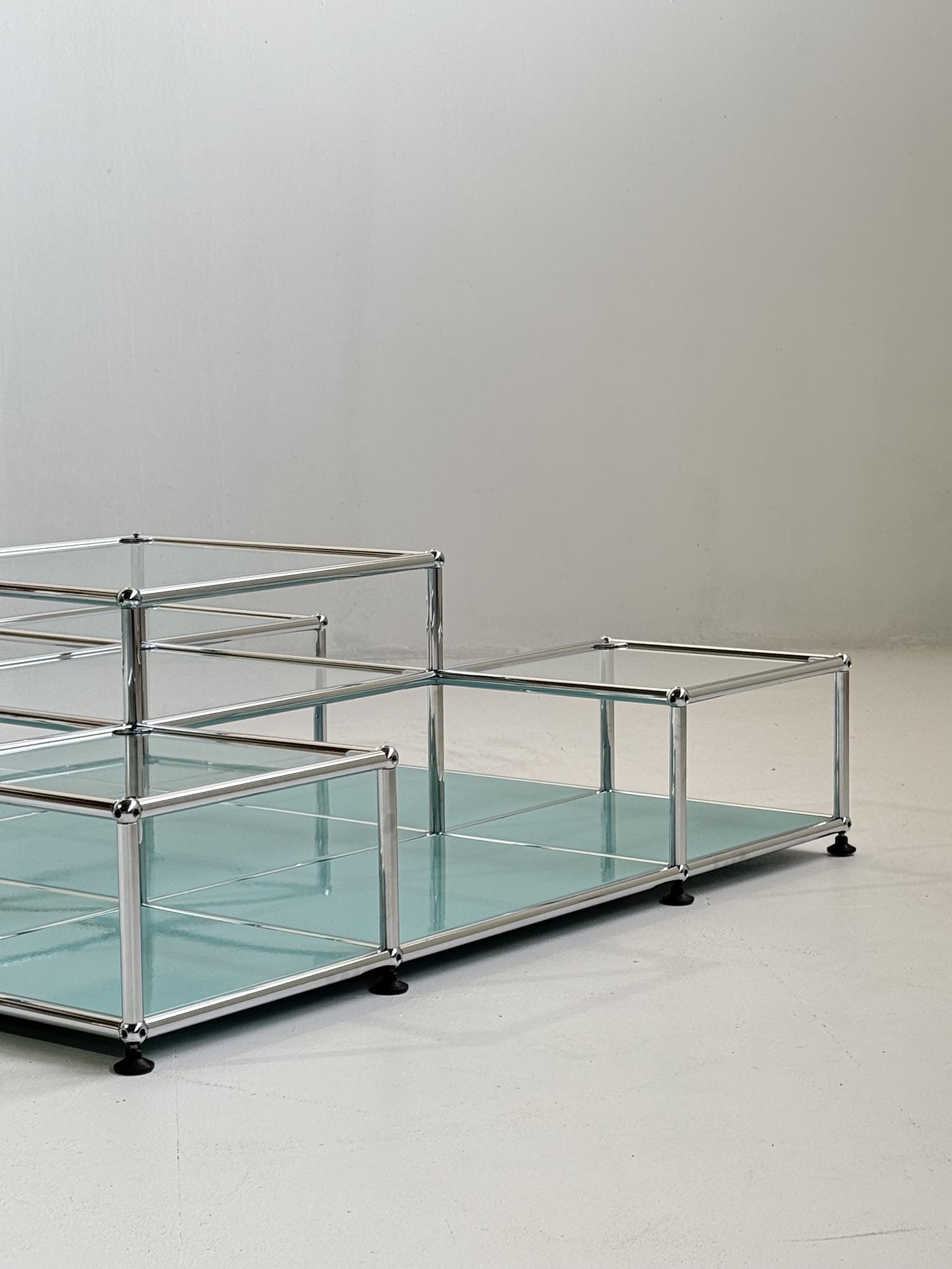 Modular coffee table Stainless steel 6