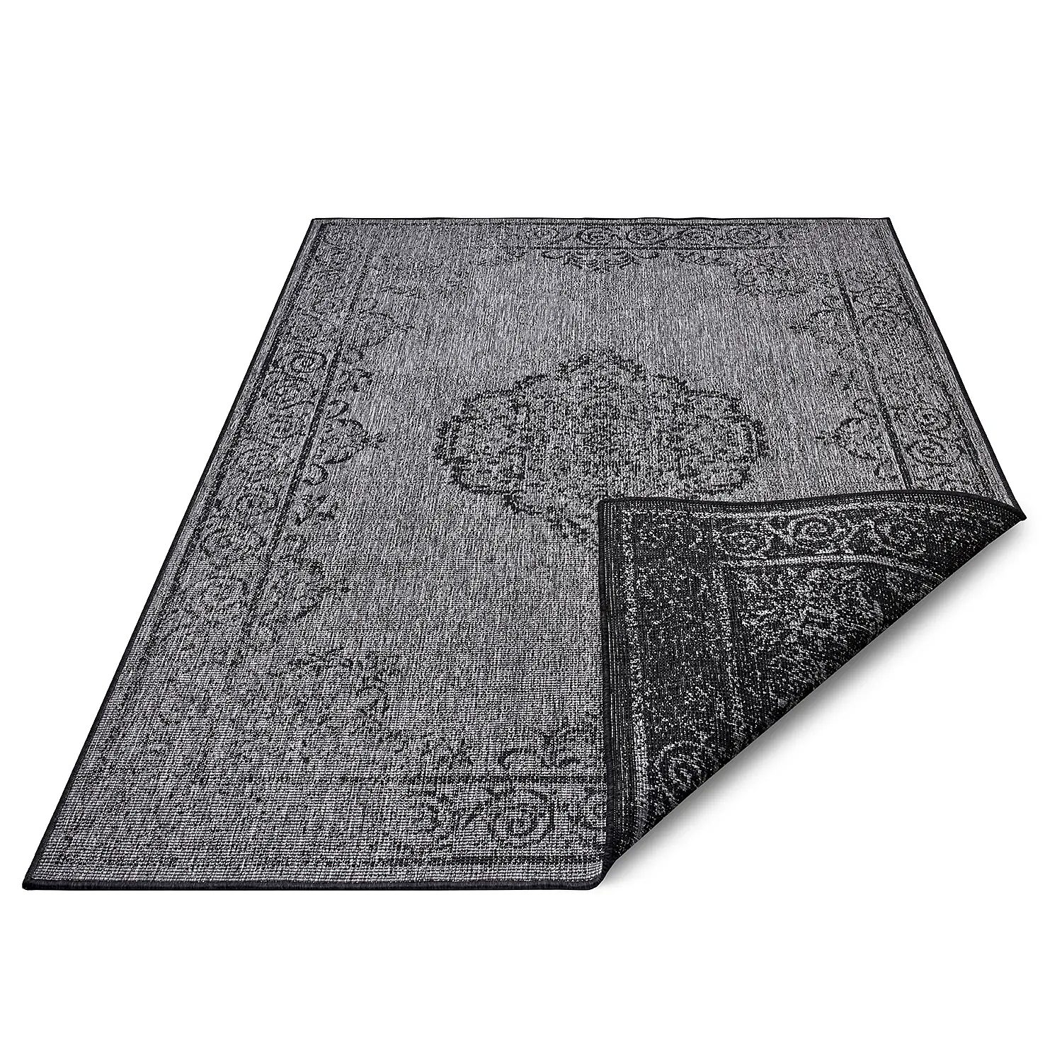 Cebu Outdoor-Teppich Silber Grau 4