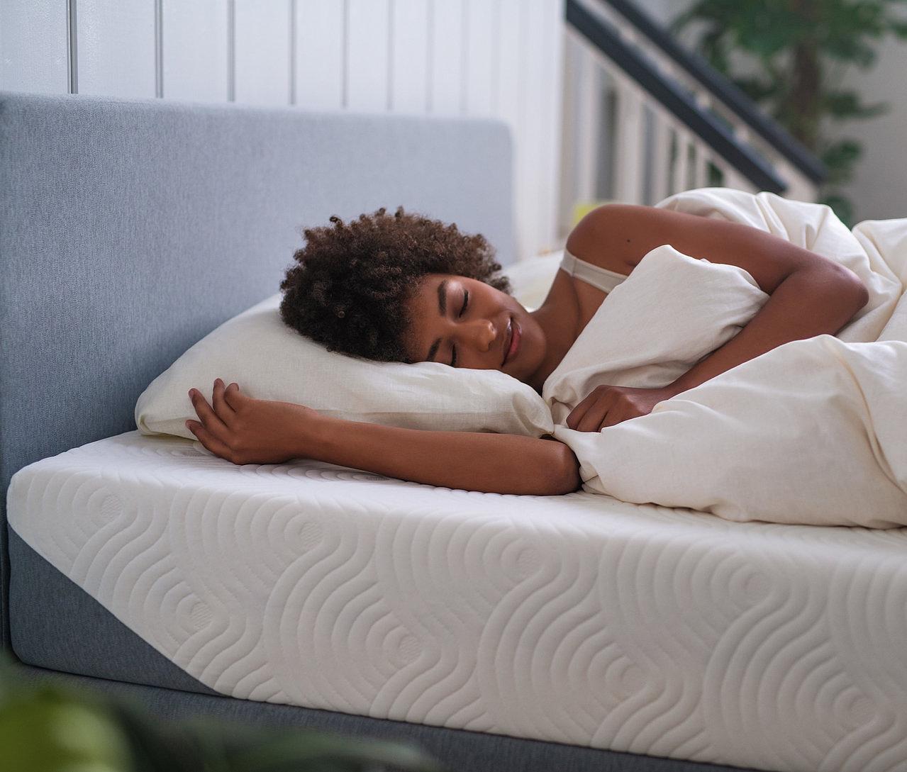 One™ Mattress Medium-Soft Blue 100cm Width 4