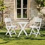 Garden table / Folding table TRAVANO T plastic white hjh LIFE 3