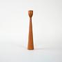 Teak Candlestick 1960s 1